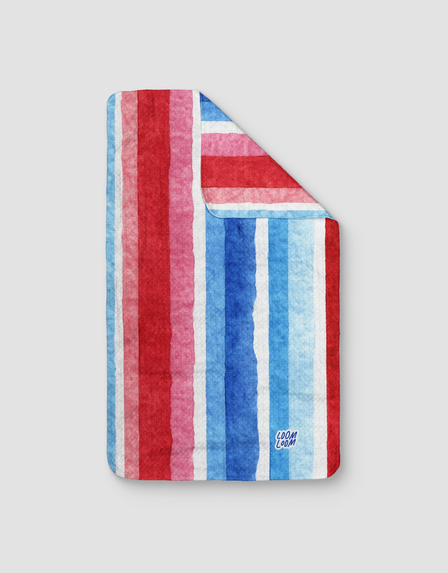 Patriotic Watercolor Stripes