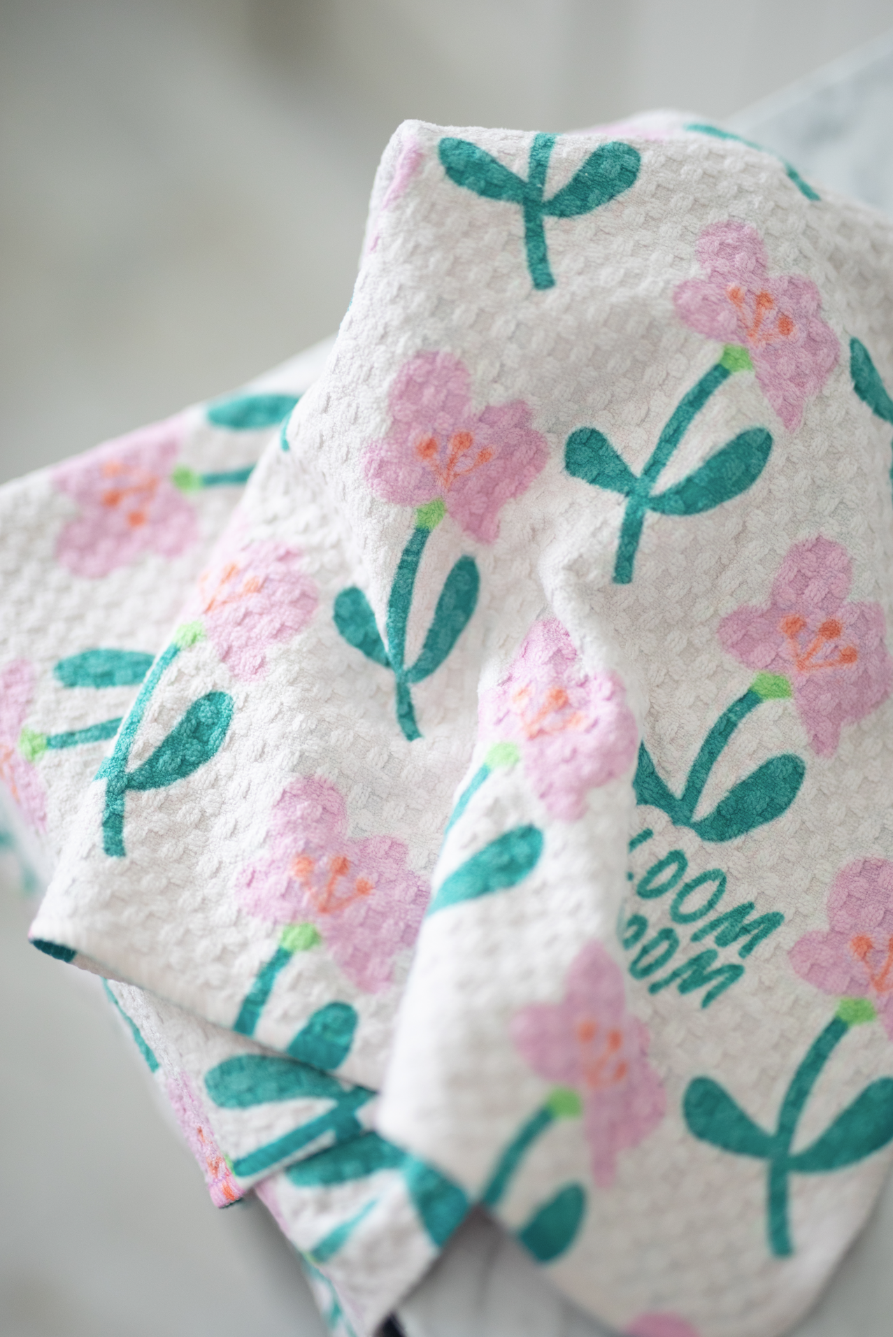 Repeating Pink Flowers