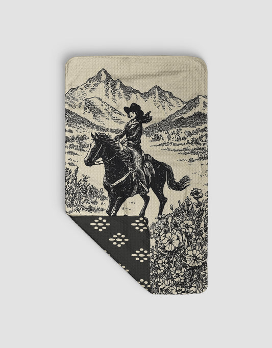 Meadown Cowgirl Dot Diamond Reversible