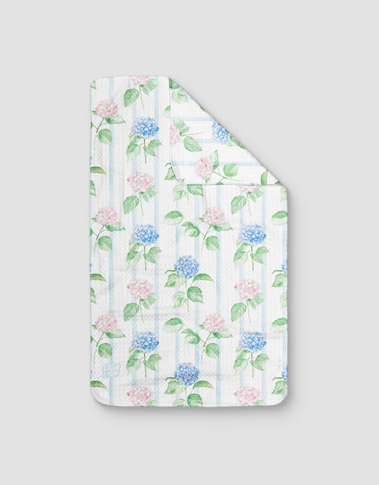 Floral Watercolor Stripes