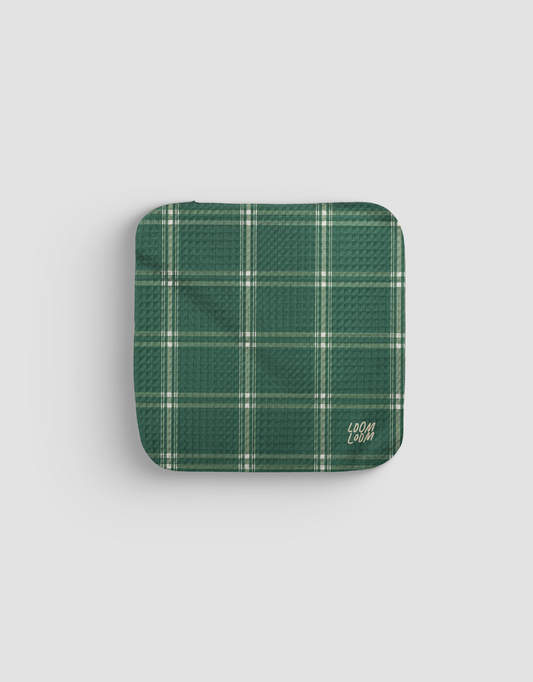 Green Plaid Dishcloth