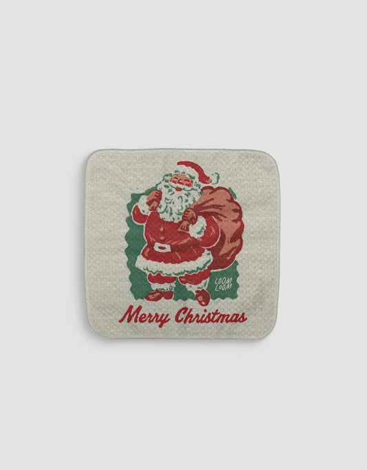 Happy Santa Dishcloth