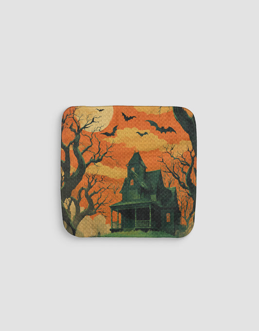 Haunted House Dishcloth