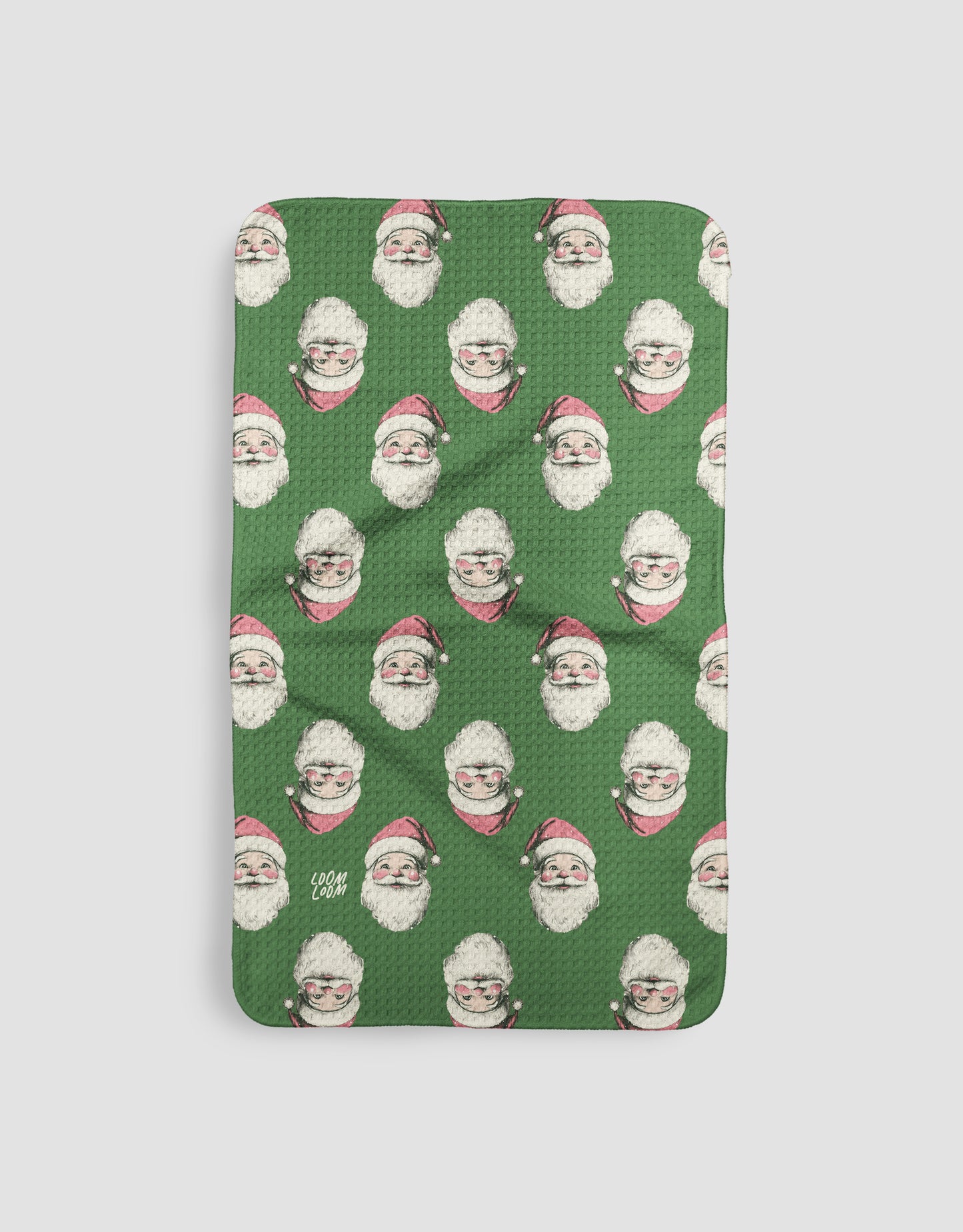 Vintage Santa - Green