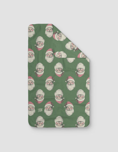 Vintage Santa - Green