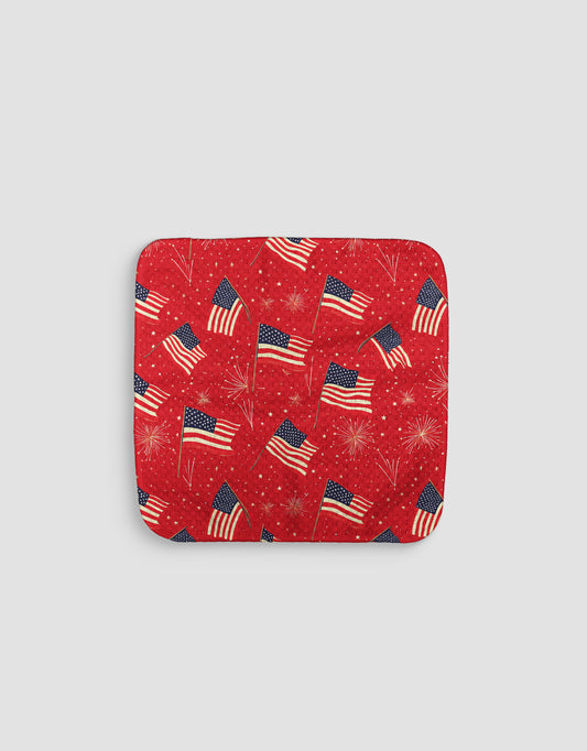 Fireworks & Flags Dishcloth