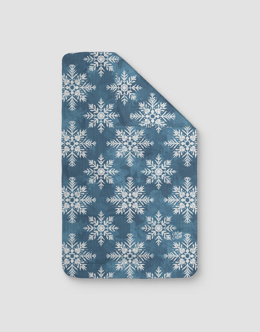 Navy Large Snowflakes