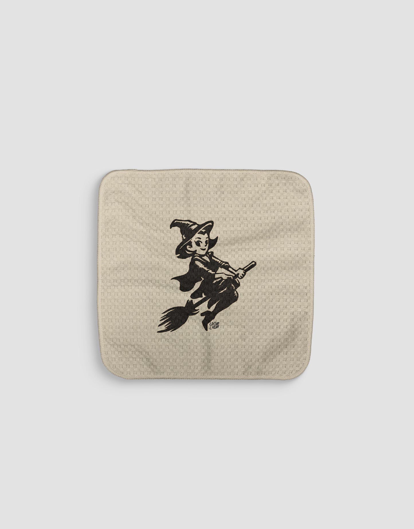 Vintage Witch Dishcloth